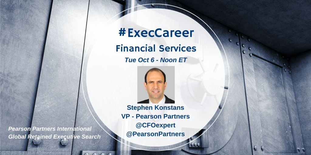 TweetChat: Executive Search & Financial Services – October 6, 2015
