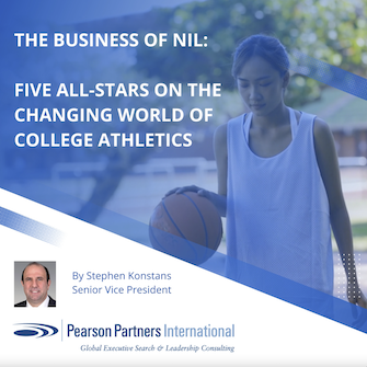 Image of a college student-athlete playing basketball for NIL article on the changing world of college athletics